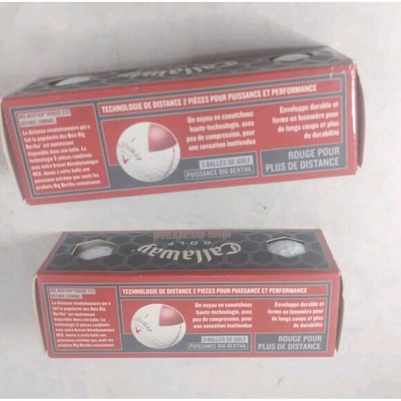 Callaway Big Bertha White 6 Golf Balls (2 sleeves ) - Picture 7 of 7